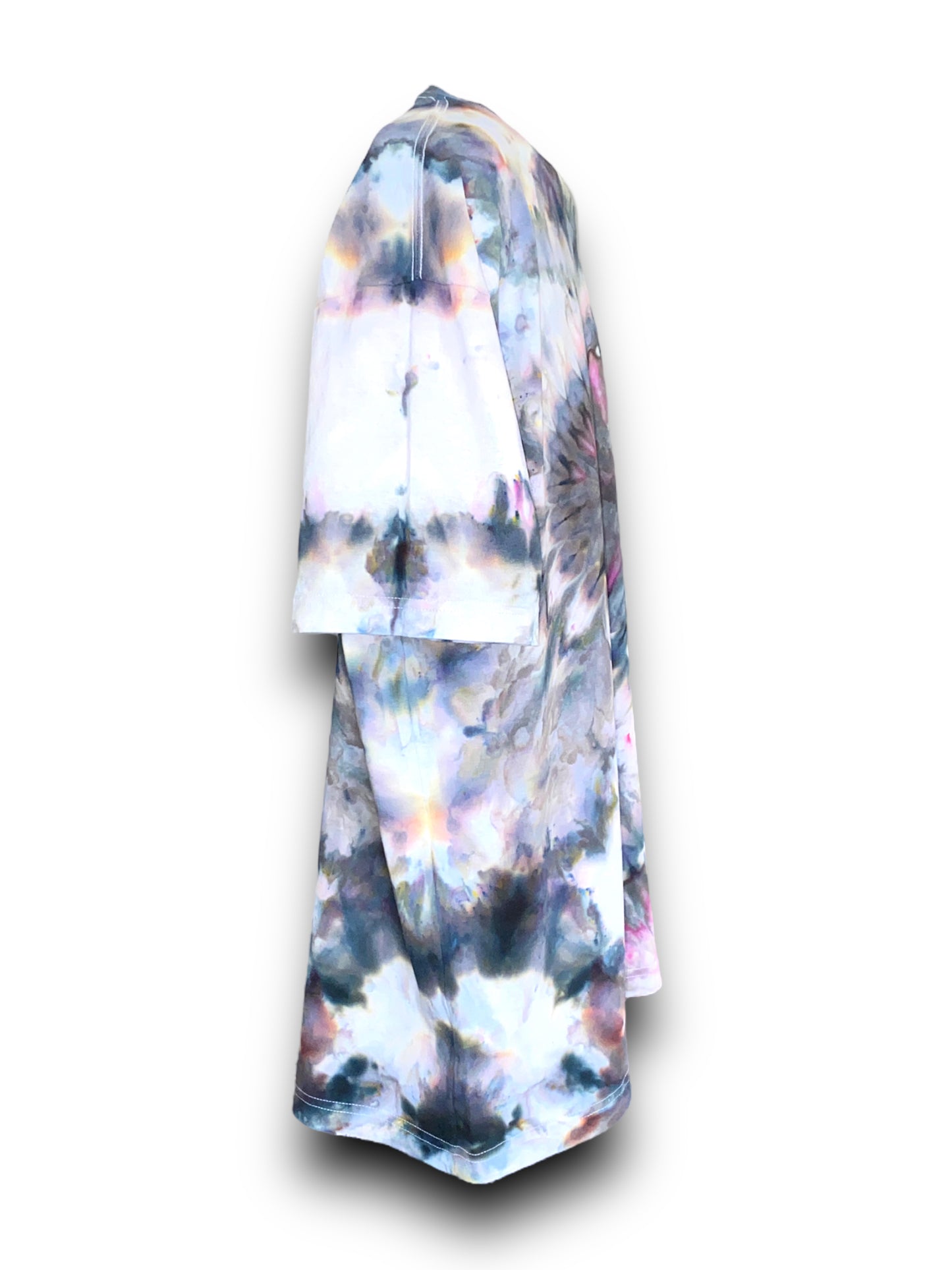 Pink and Black Tie Dye T-Shirt