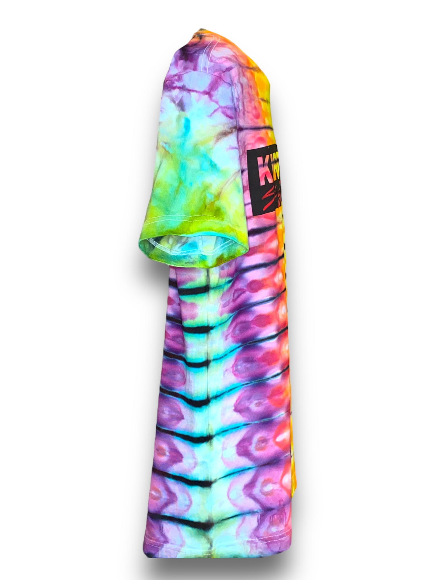 Rainbow Accordion Tie Dye T-Shirt