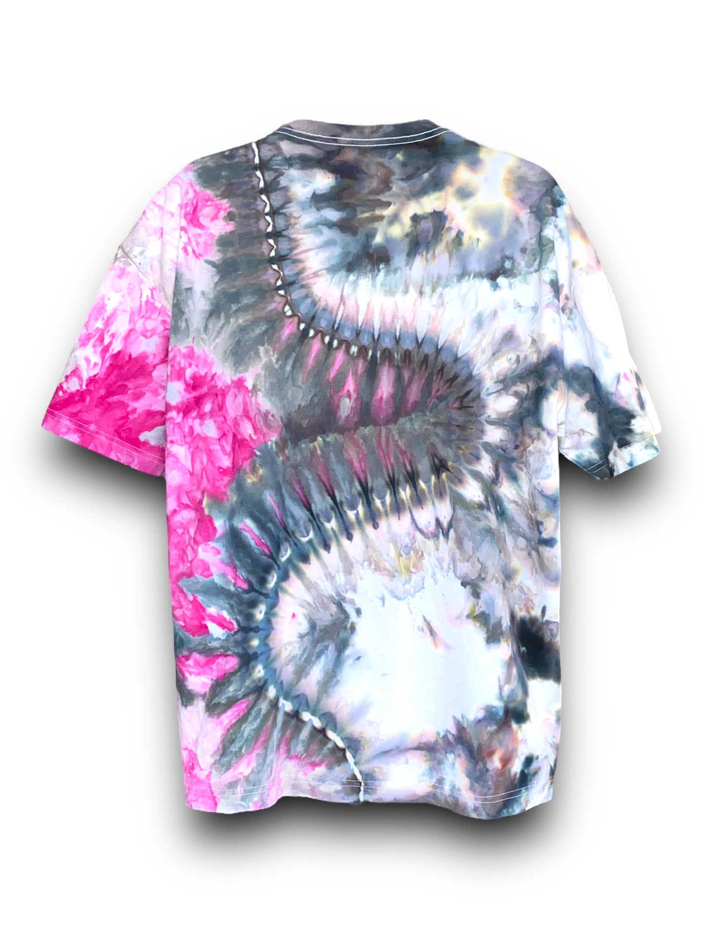 Pink and Black Tie Dye T-Shirt