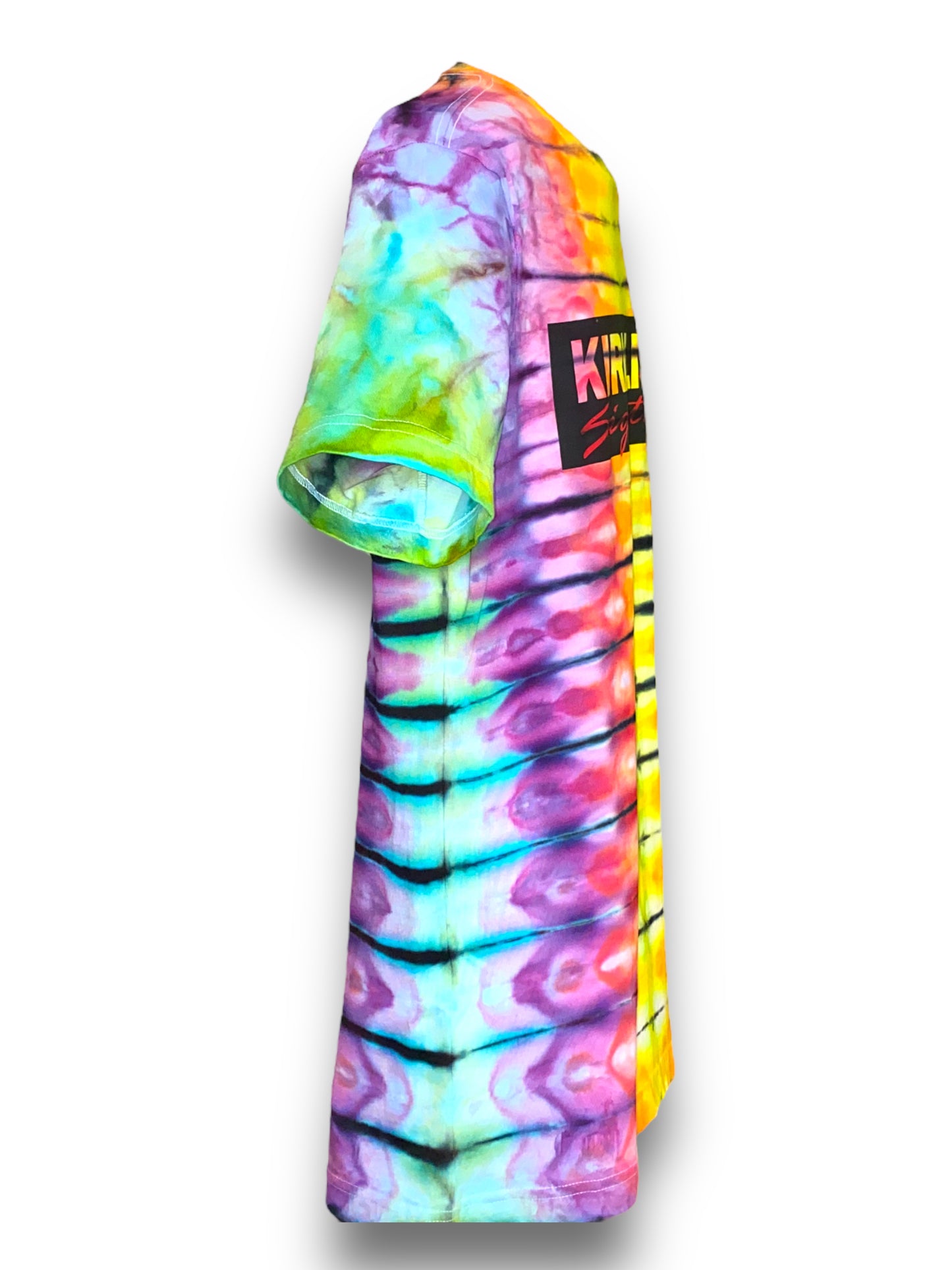 Rainbow Accordion Tie Dye T-Shirt