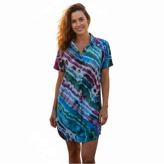 Geode dress on white background