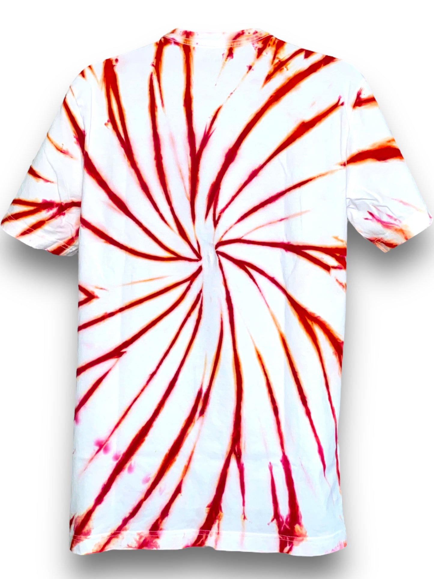 Red & White Tie Dye Swirl, Kirkland T-Shirt