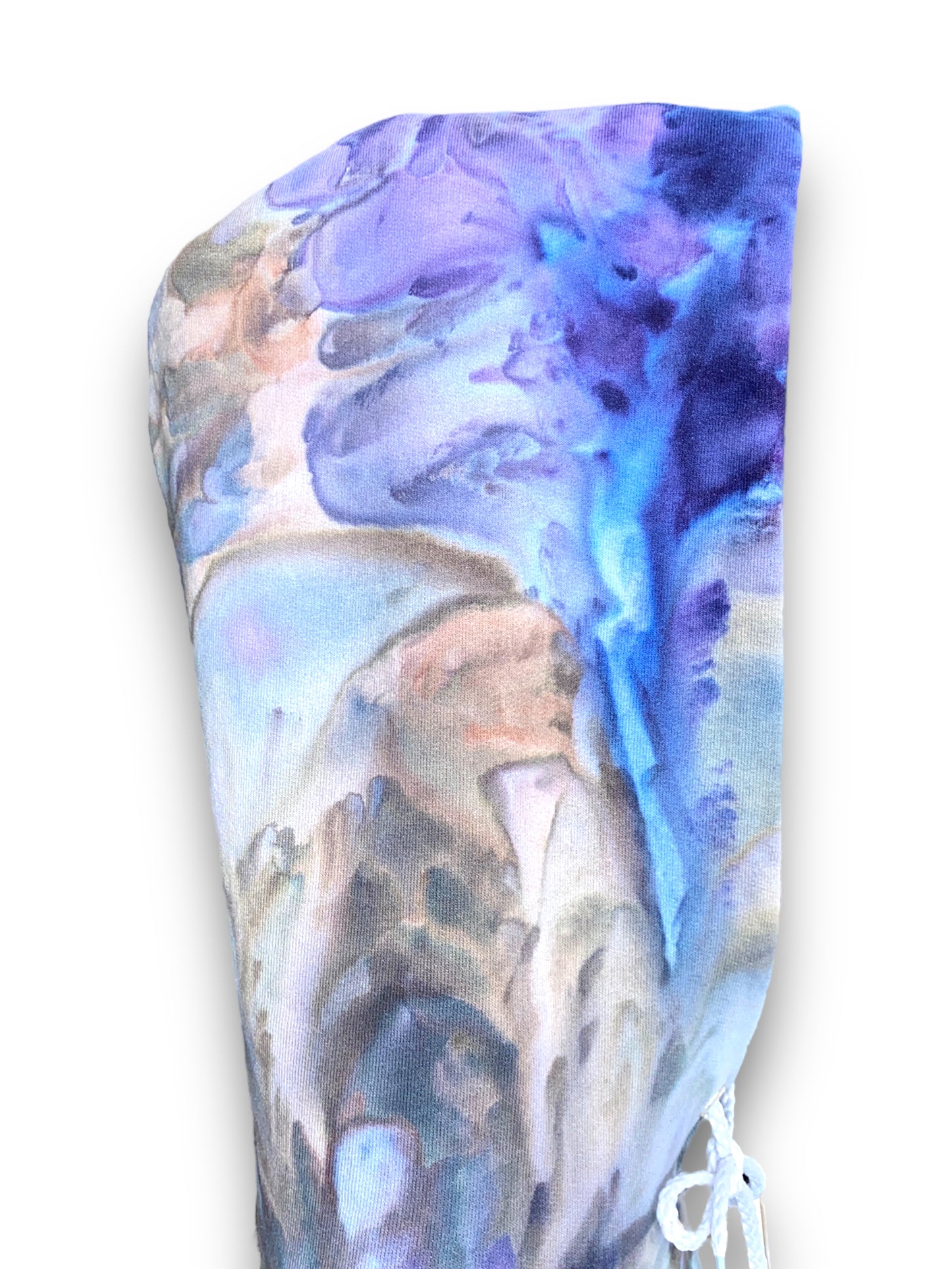 black and blue Tie Dye Hoodie