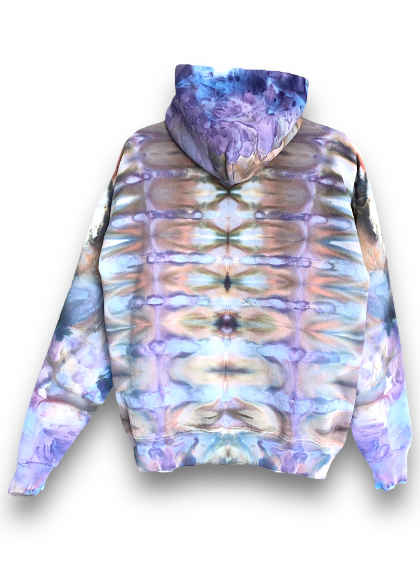 black and blue Tie Dye Hoodie